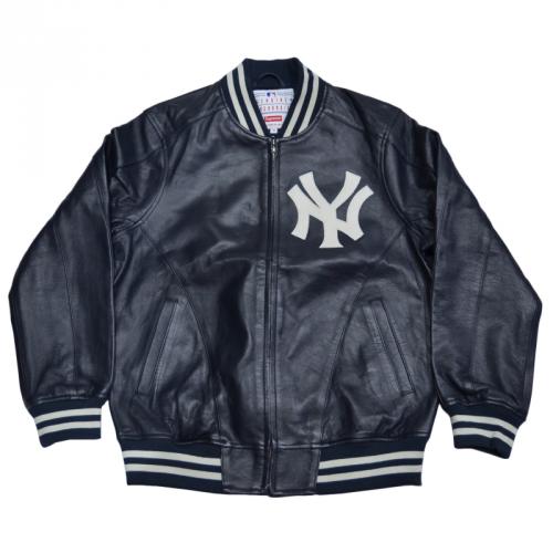 SUPREME シュプリーム Yankees Leather Varsity Jacket レザースタジャン　R2-130142