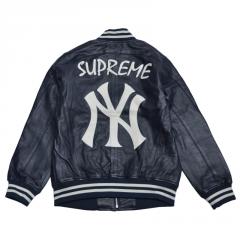 SUPREME シュプリーム Yankees Leather Varsity Jacket レザースタジャン　R2-130142