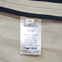 CELINE セリーヌ レザードッキングスカート R2-132155