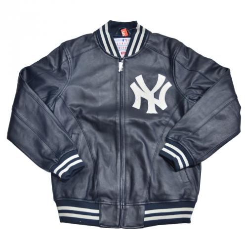SUPREME シュプリーム Yankees Leather Varsity Jacket レザースタジャン　R2-134003