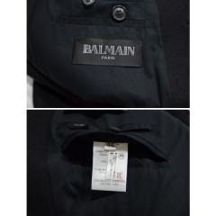 (2019/7/30値下げ) BALMAIN バルマン　メタル釦メルトンPコート　R2A-162988