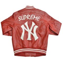 SUPREME シュプリーム Yankees Leather Varsity Jacket レザースタジャン　R2-164187