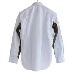 SUPREME シュプリーム × COMME des GARCONS SHIRT コムデギャルソン　袖ロゴ BDシャツ　R2A-17304X