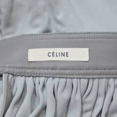 CELINE セリーヌ プリーツロングスカート R2A-19273B