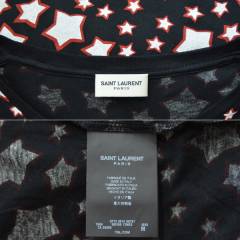 (2019/6/6値下げ) SAINT LAURENT PARIS サンローランパリ スター Tシャツ カットソー R2A-193799