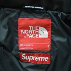 SUPREME シュプリーム × THE NORTH FACE ノースフェイス　Leather Nuptse Jacket レザーヌプシダウンジャケット　R2A-207571