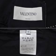 (2019/10/17値下げ) VALENTINO ヴァレンティノ スタッズ 装飾 ワンピース R2A-20941B