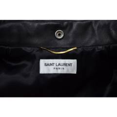 SAINT LAURENT PARIS サンローランパリ　L01 レザーダブルライダースジャケット ブラックジップ　R2A-212048