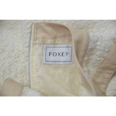 FOXEY フォクシー Dress Coquille ツイード ノースリーブ ワンピース R2A-216888