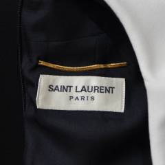 SAINT LAURENT PARIS サンローランパリ 白襟 ワンピース R2A-221497