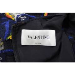 (2019/10/17値下げ) VALENTINO ヴァレンティノ モンキー刺繍 チュール ドレス ワンピース R2-237942