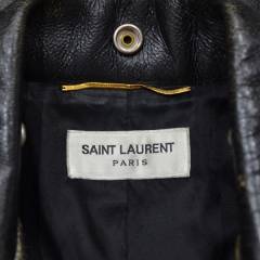 SAINT LAURENT PARIS サンローランパリ ヴィンテージ 加工 レザー ライダースジャケット R2A-239889