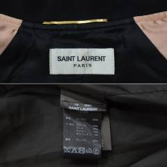 SAINT LAURENT PARIS サンローランパリ サテン テディジャケット R2A-243035