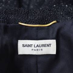 SAINT LAURENT PARIS サンローランパリ サテンラペル スモーキング ジャケット R2A-244586