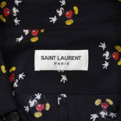 SAINT LAURENT PARIS サンローランパリ ミッキー 総柄 シャツ R2-248403