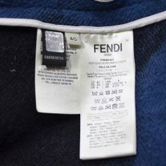FENDI フェンディ レザー ポケット アルパカ ウール ジレ ベスト R2A-253892