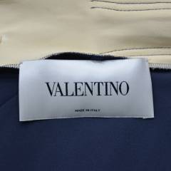 VALENTINO ヴァレンティノ ケープデザイン シルク ワンピース R2A-254508