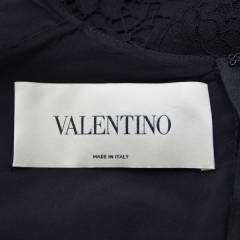 VALENTINO ヴァレンティノ クレープクチュール ヘビーレース ドレス ワンピース R2A-254860