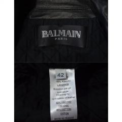(2019/1/13値下げ)BALMAIN バルマン レザーライダース R2-71589