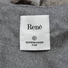 Rene ルネ KOPENHAGEN コペンハーゲン チンチラ ファー カシミヤ フード コート R2A-265563